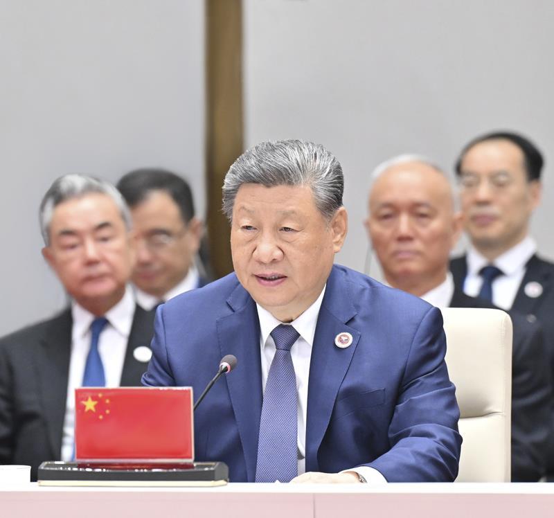 △2026年9月1日，习近平主席出席上海合作组织成员国元首理事会第二十六次会议并发表题为《推动上海合作组织实现更高质量发展》的重要讲话。