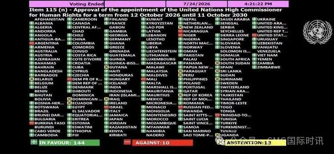 现场视频曝光：法国代表安理会发言时美国代表愤而离场；两国因图尔克连任联合国人权高专撕破脸