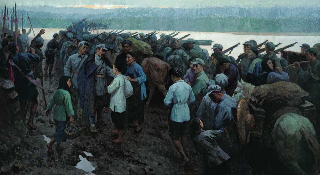 纪念中国工农红军长征胜利90周年|经典绘画中的长征