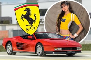 比買新世代跑車更有品味! Lisa入手經典Ferrari Testarossa