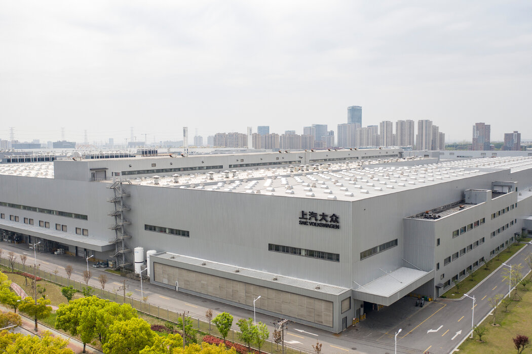 上汽大众合资生产基地。
