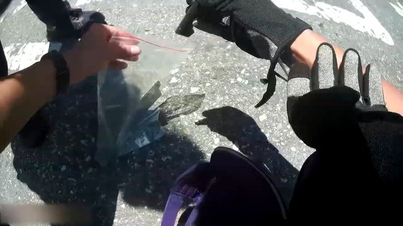 花蓮市區今天有男子不明原因持刀還闖超商，警方獲報前往租屋處逮人，起出一把約20公分長刀。記者王燕華／翻攝