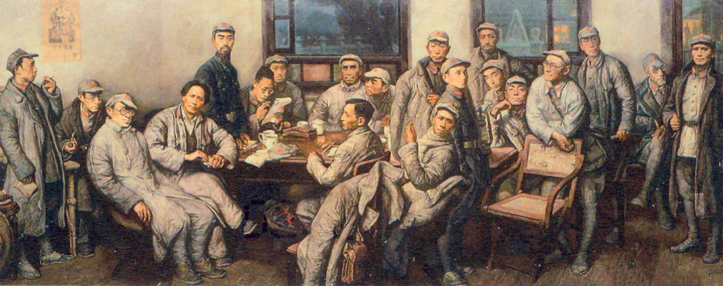 纪念中国工农红军长征胜利90周年|经典绘画中的长征