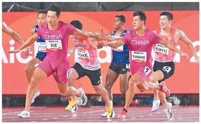 亚运赛场，老将全力拼（亚运纵横）