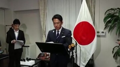 日本防相坚持推进搬迁驻日美军普天间基地