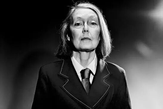 Anne Carson receives the Nobel Prize in Literature. Photograph by Jeff  Brown.
