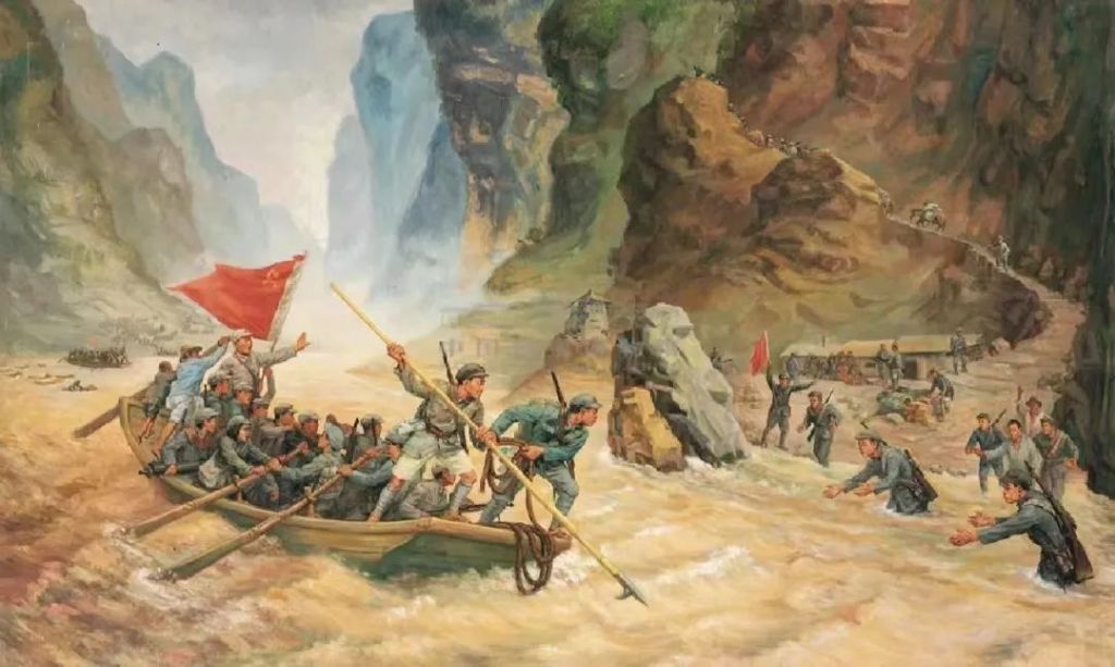 纪念中国工农红军长征胜利90周年|经典绘画中的长征