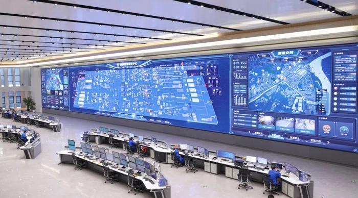 这是入选全国首批领航级智能工厂培育企业南钢的智慧运营中心。南京日报发(企业供图)