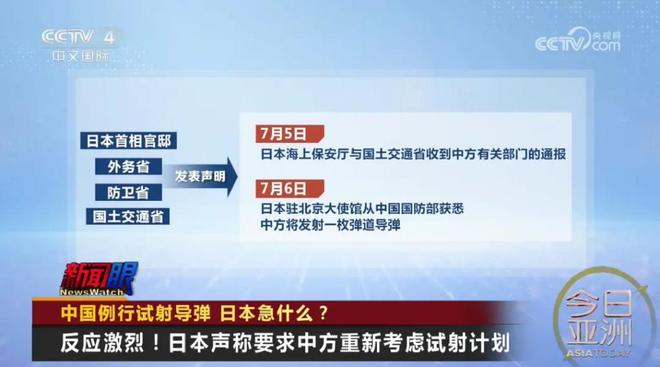 中国试射导弹，日本一天发两份声明，急什么？