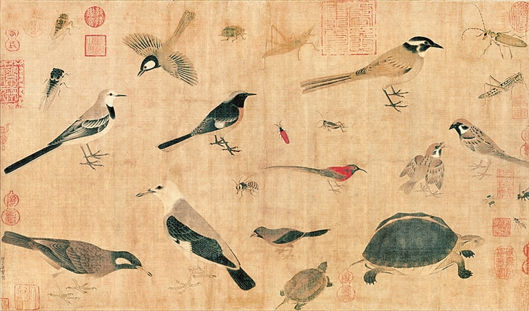 纤毫墨羽载画心——传统花鸟画翎羽技法探微