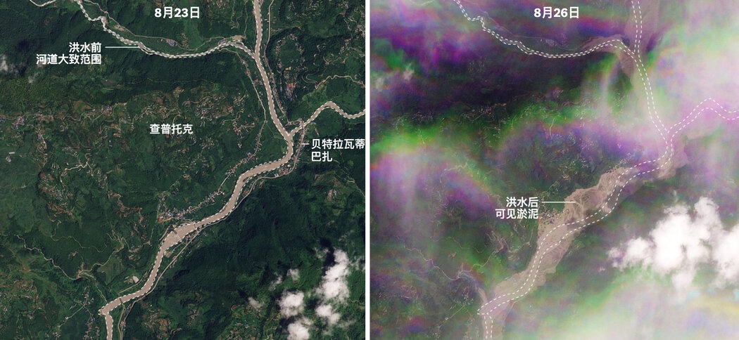 来源:Planet Labs的卫星影像。