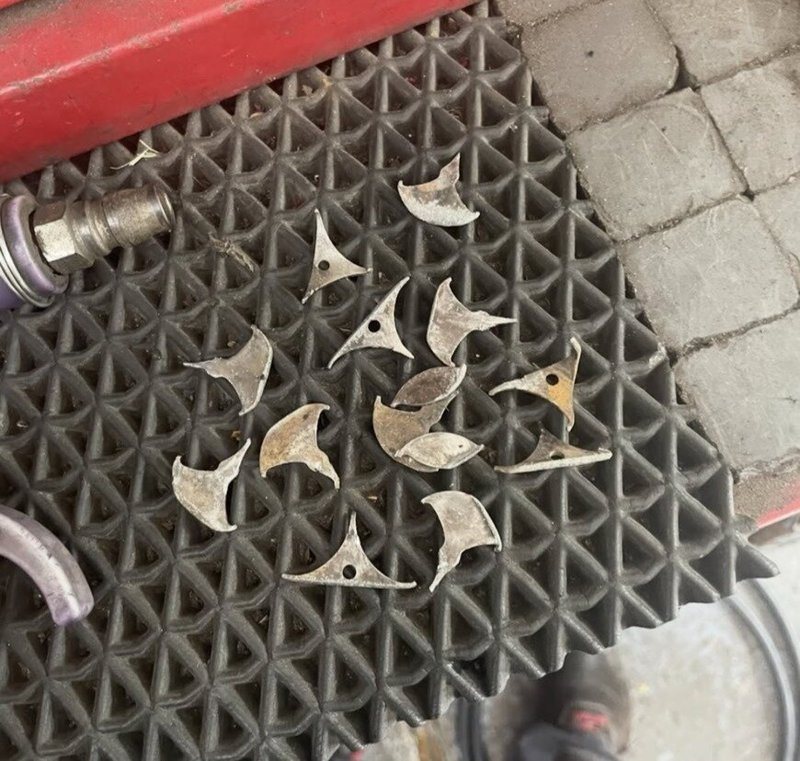 國道一號湖口至竹北路段6月26日至28日接連發生金屬散落物刺穿車輛輪胎事故，截至目前已受理27件民眾報案。圖／警方提供