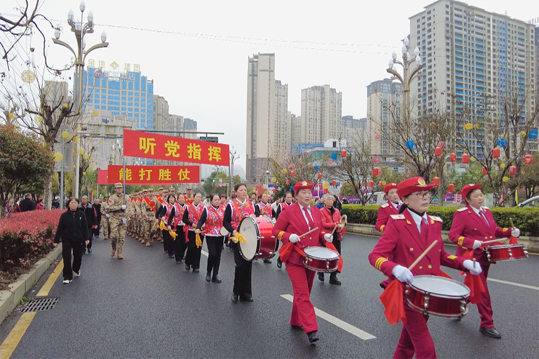 福泉2026年上半年新兵入伍欢送仪式（图片源自福泉市融媒体中心）