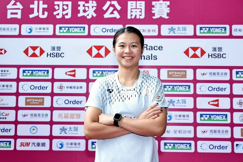 邱品蒨將以女單頭號種子身分迎戰台北羽球公開賽。記者許正宏/攝影
