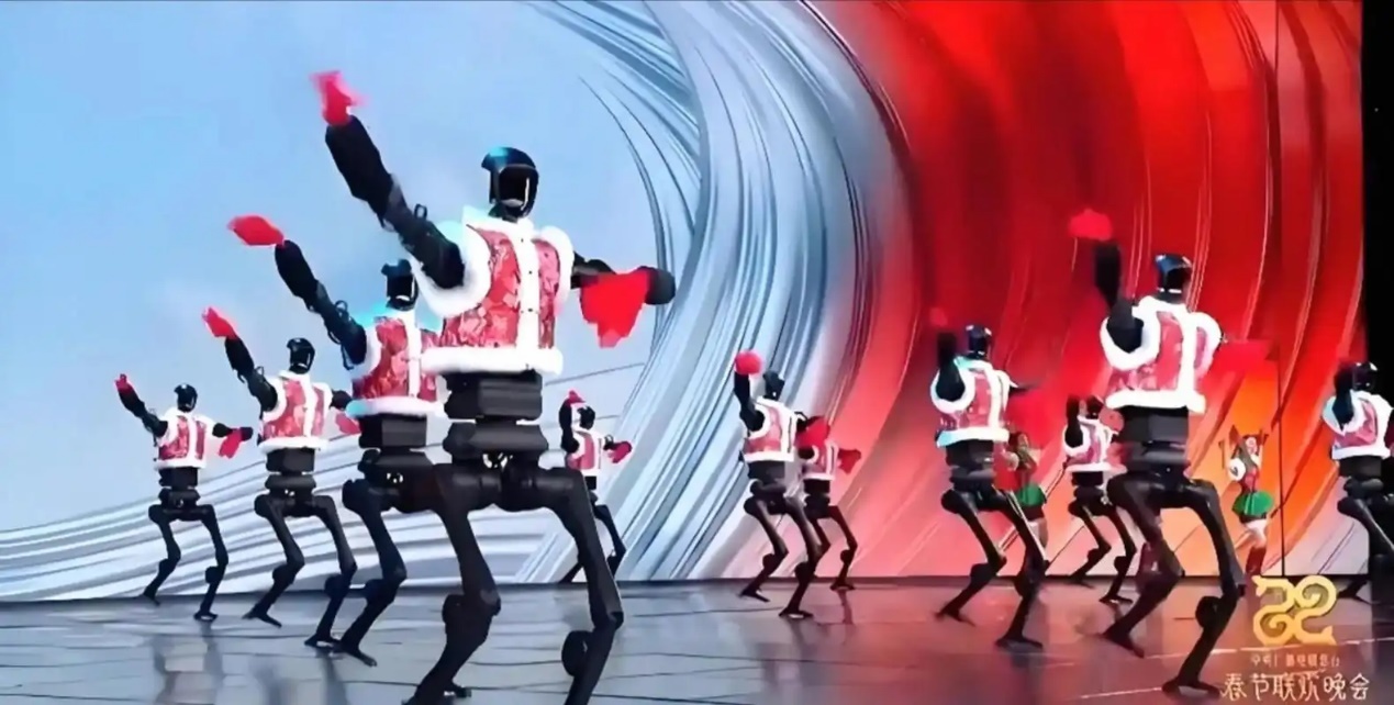宇树科技机器人在春晚跳舞 图源:网络