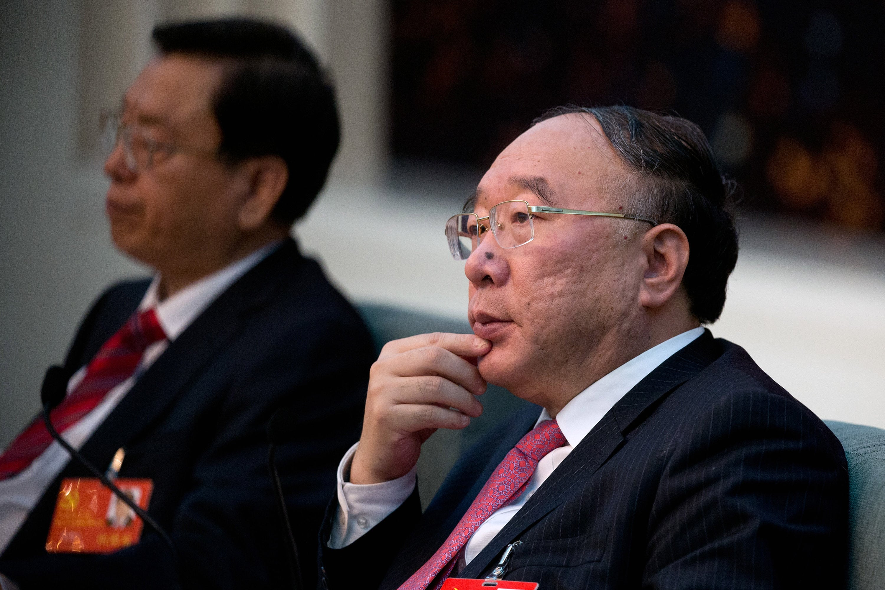 曾任中國重慶市委副書記及市長的黃奇帆,10月13日被宣佈正接受紀律審查和監察調查。圖為他在2012年參加中共十八大會議的情形。