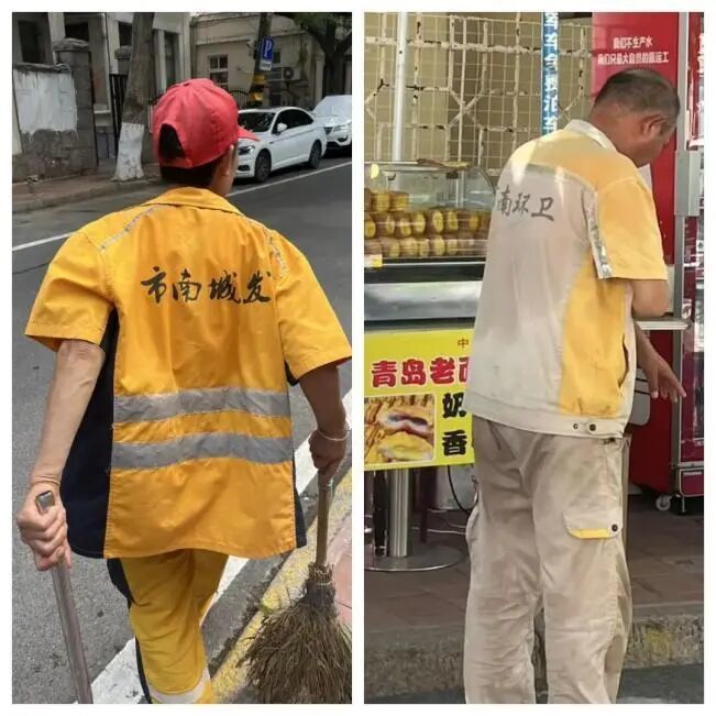 ◎ 王雪晴拍摄的环卫工人