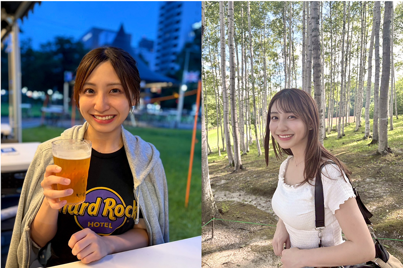 北海道STV札幌電視台的人氣主播竹井愛乃,日前在個人IG分享前往「札幌大通啤酒節」放鬆的生活照,引起網友討論。圖/擷自IG @aino\_takei ※ 提醒您:禁止酒駕 飲酒過量有礙健康