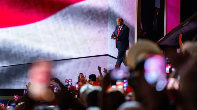 Дональд Трамп на съезде Республиканской партии