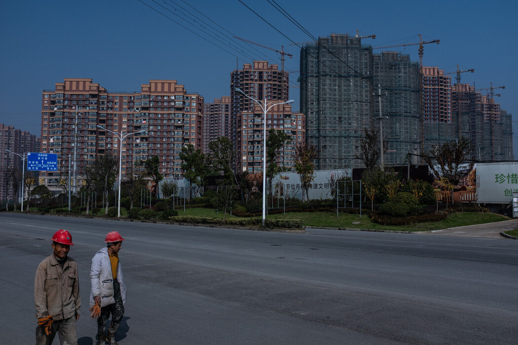 2018年,中国句容的一处住宅小区。