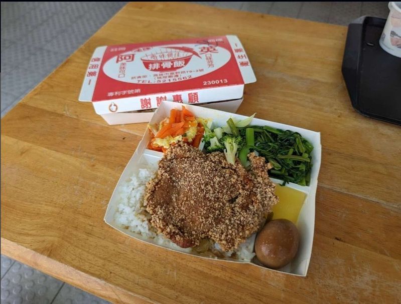阿英排骨飯產品示意可。圖／翻攝高雄旅遊網