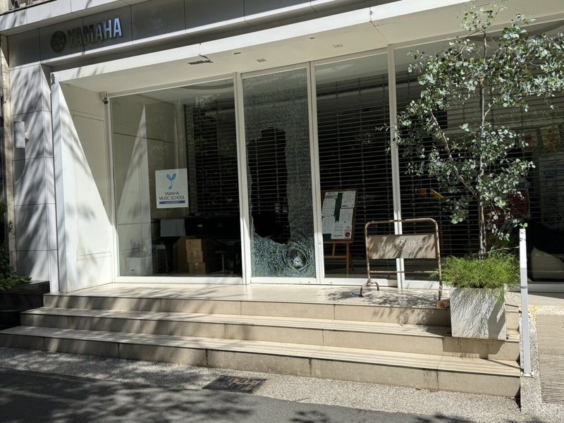 新竹市三民路音樂教室14日發生命案，48歲紀姓店長遭連襟、陽明交大林姓教授持刀砍殺身亡。記者黃羿馨／攝影
