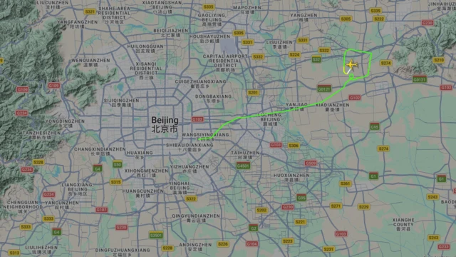 FlightRadar24.com上注册编号B‑12PP飞机的飞行轨迹（26/6/2026）